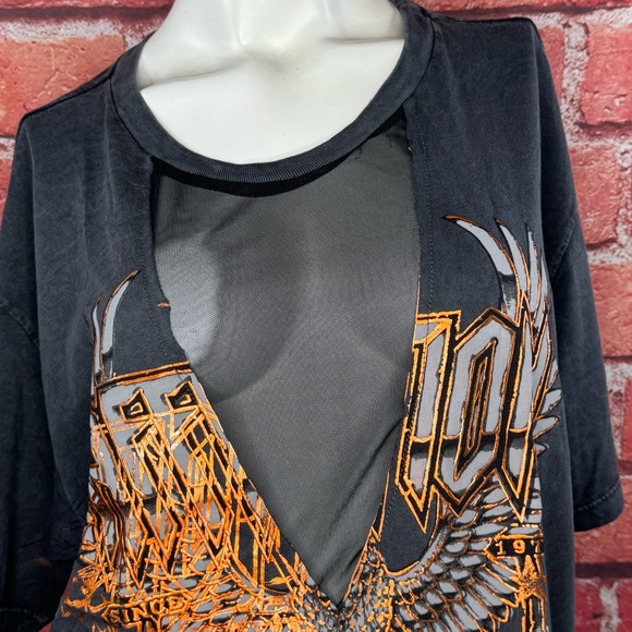 Affliction Women’s Short Sleeve Graphic T-Shirt -Size: XL -NWOT - Picture 3 of 8